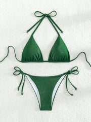 Bikini triangolo glitter