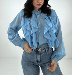 Camicia Rouches