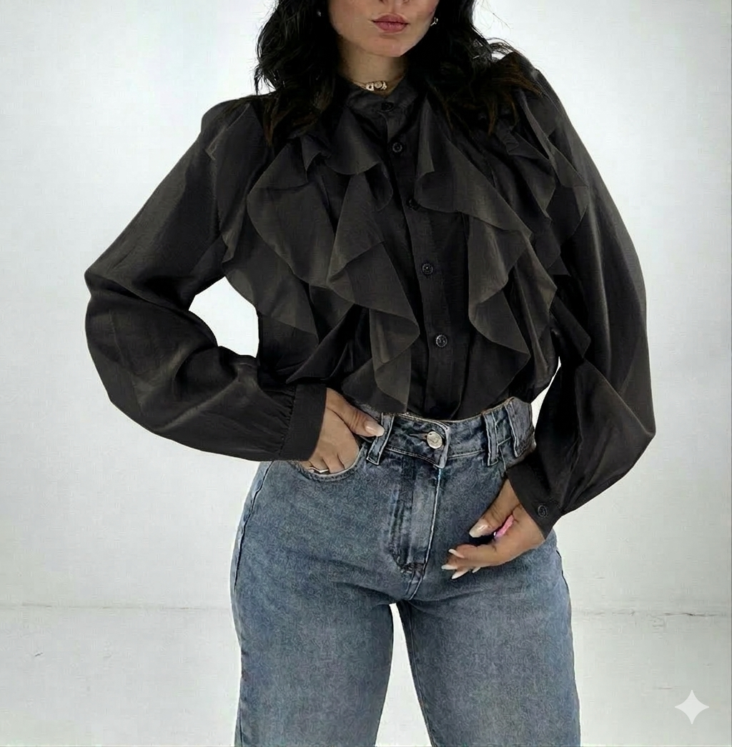 Camicia Rouches