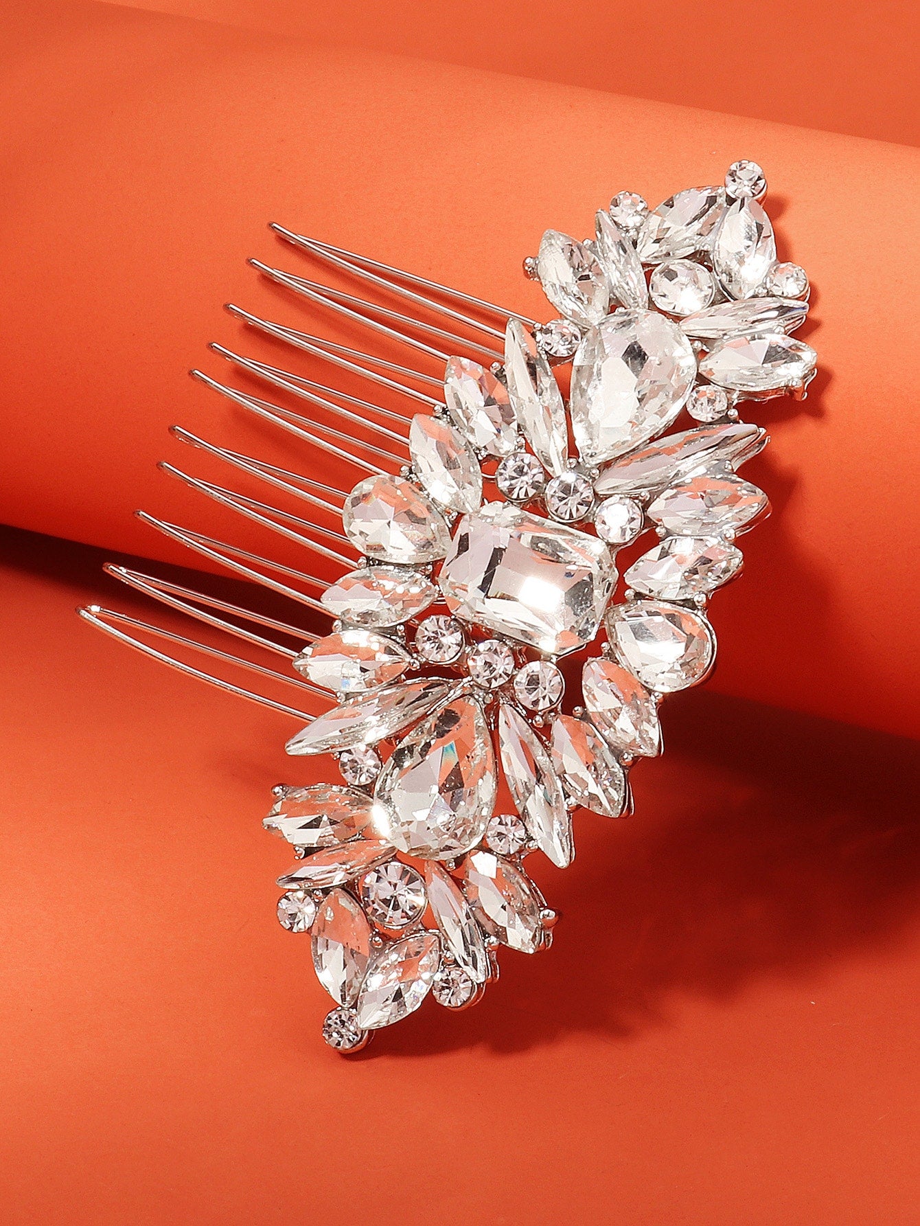 Tiara per capelli in stile vintage, con cristalli austriaci, ideale per sposa/matrimonio/ballo di fine anno, Misura unica, Vetro, cristallo Tiara per capelli in stile vintage, con cristalli austriaci, ideale per sposa/matrimonio/ballo di fine anno, Misura unica, Vetro, cristallo