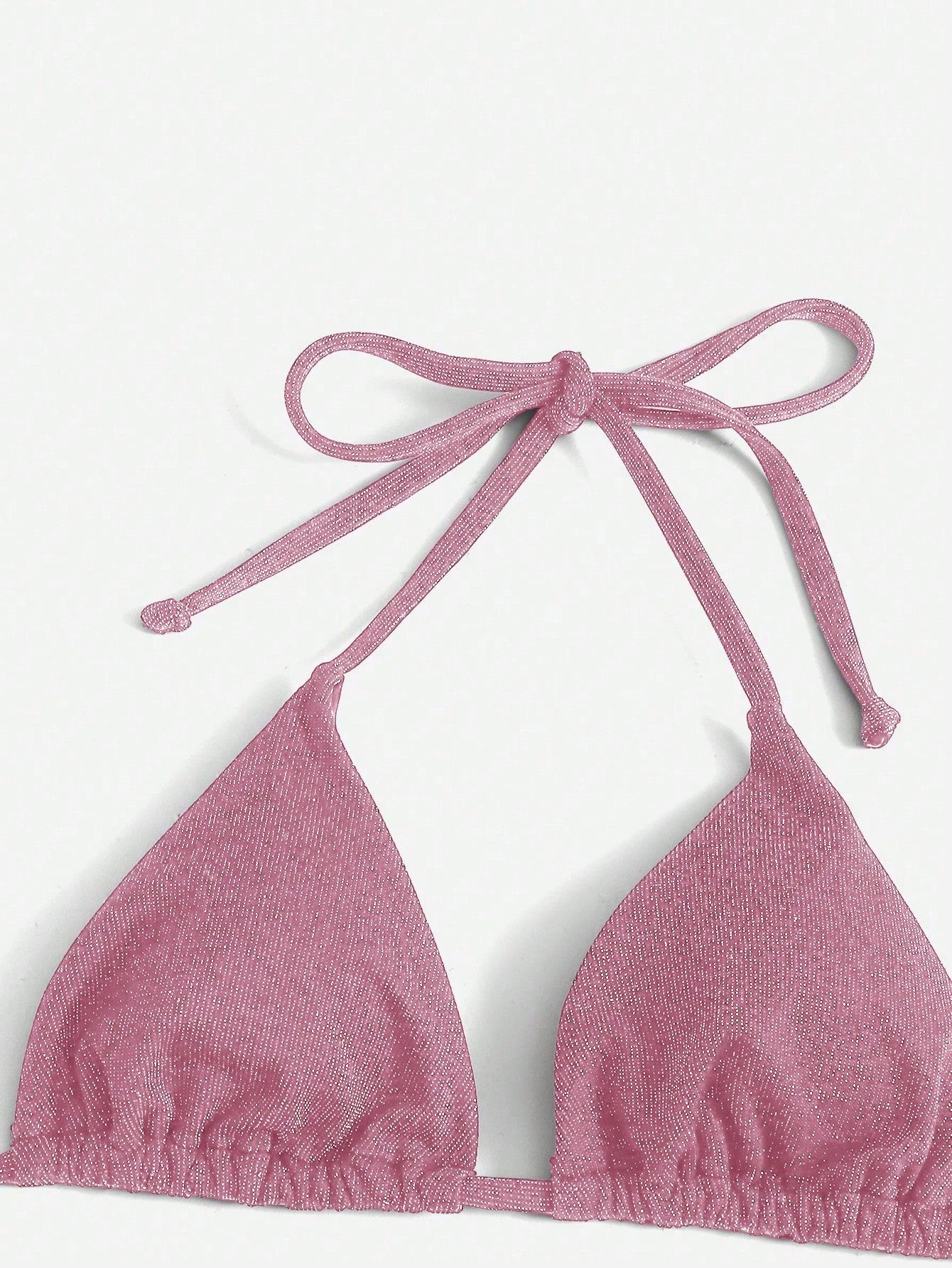 Bikini triangolo glitter