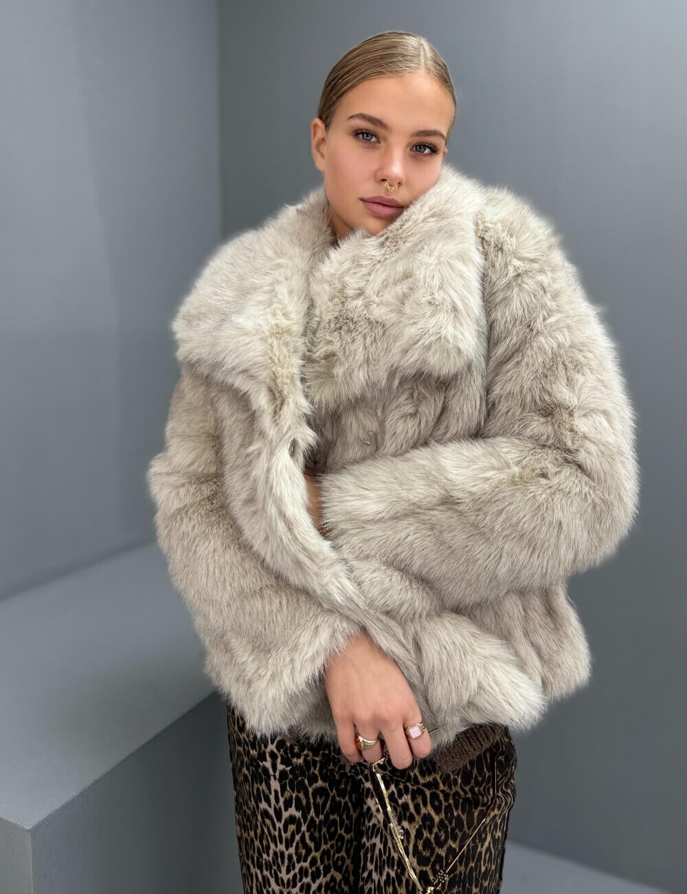 Giacca Pelliccia Elegance