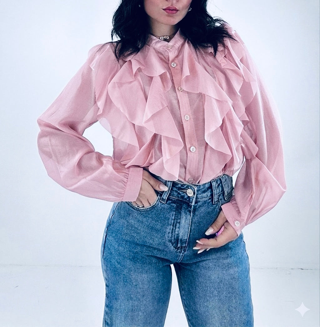 Camicia Rouches