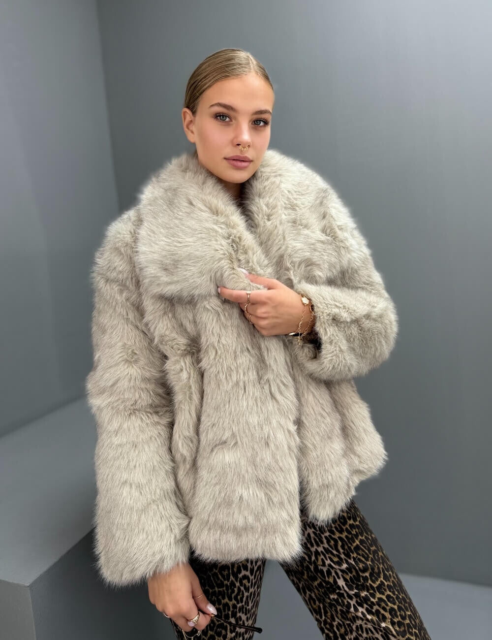 Giacca Pelliccia Elegance