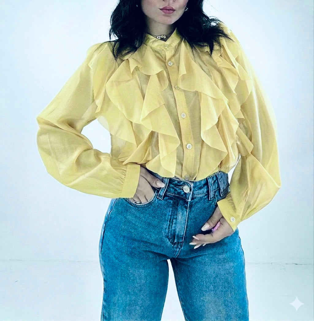 Camicia Rouches