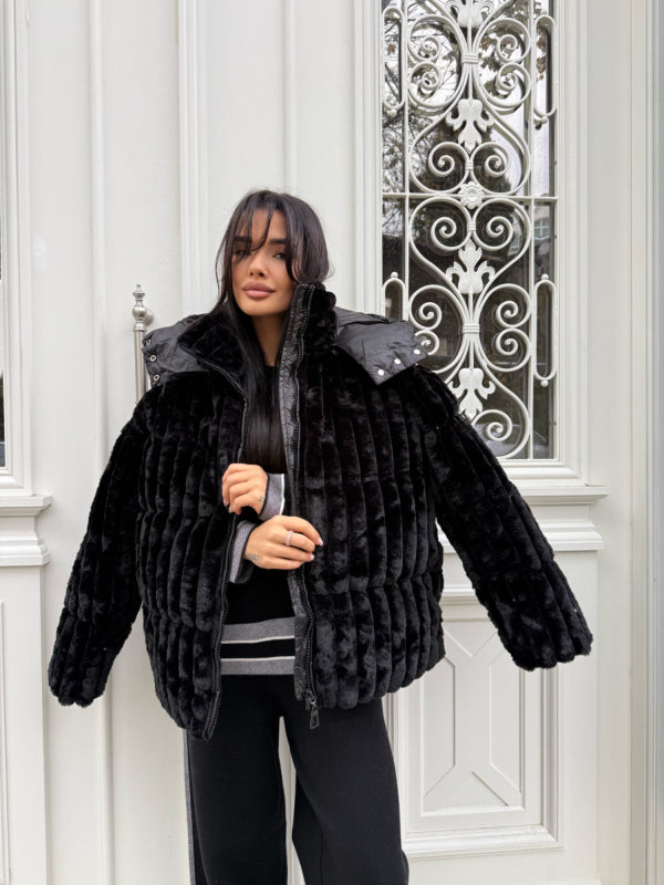 Giacca Pellccia Costine