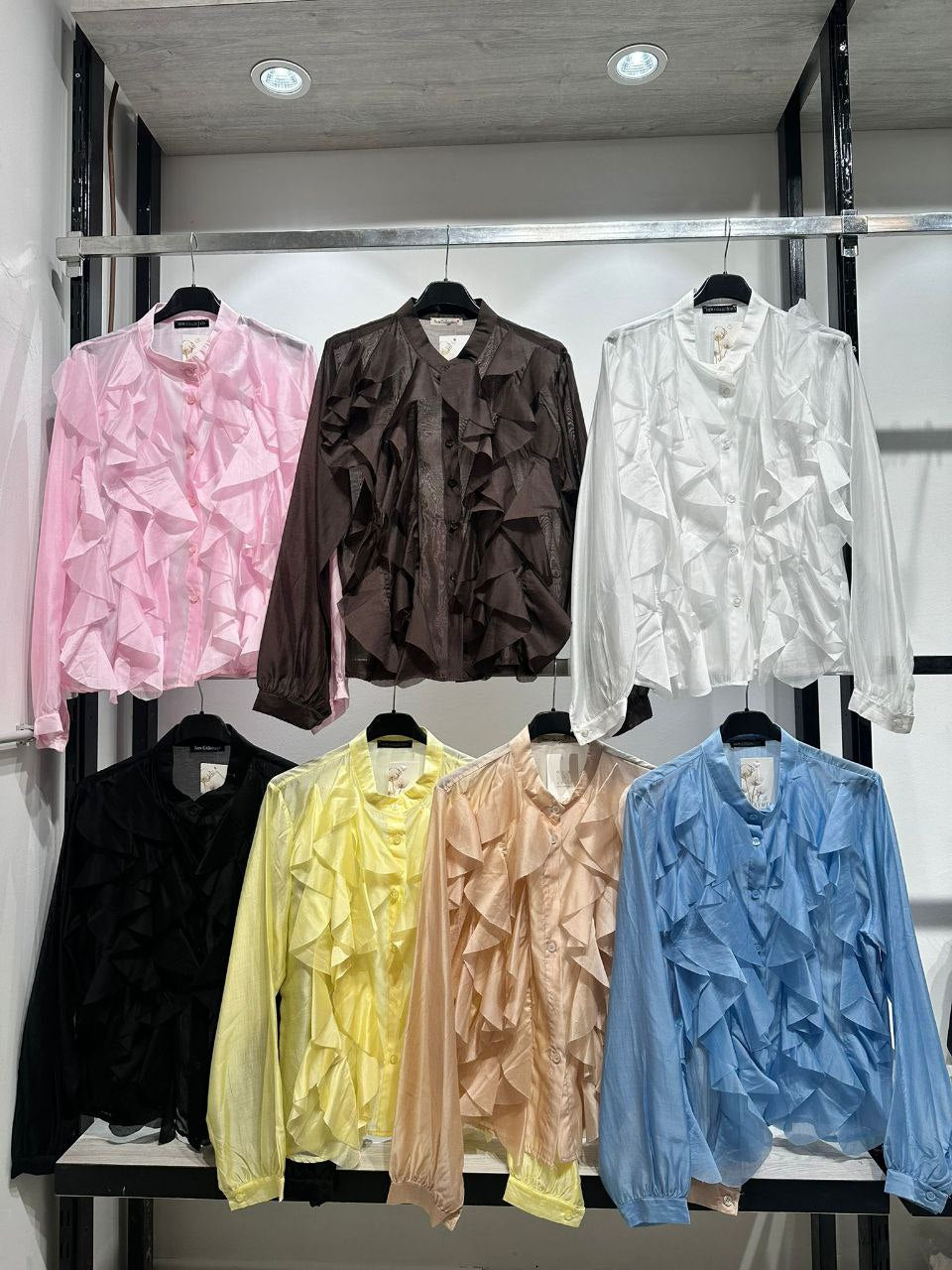 Camicia Rouches