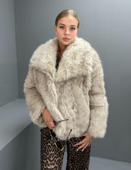 Giacca Pelliccia Elegance