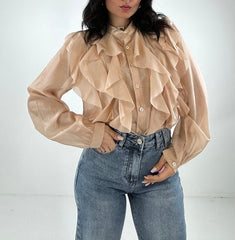 Camicia Rouches