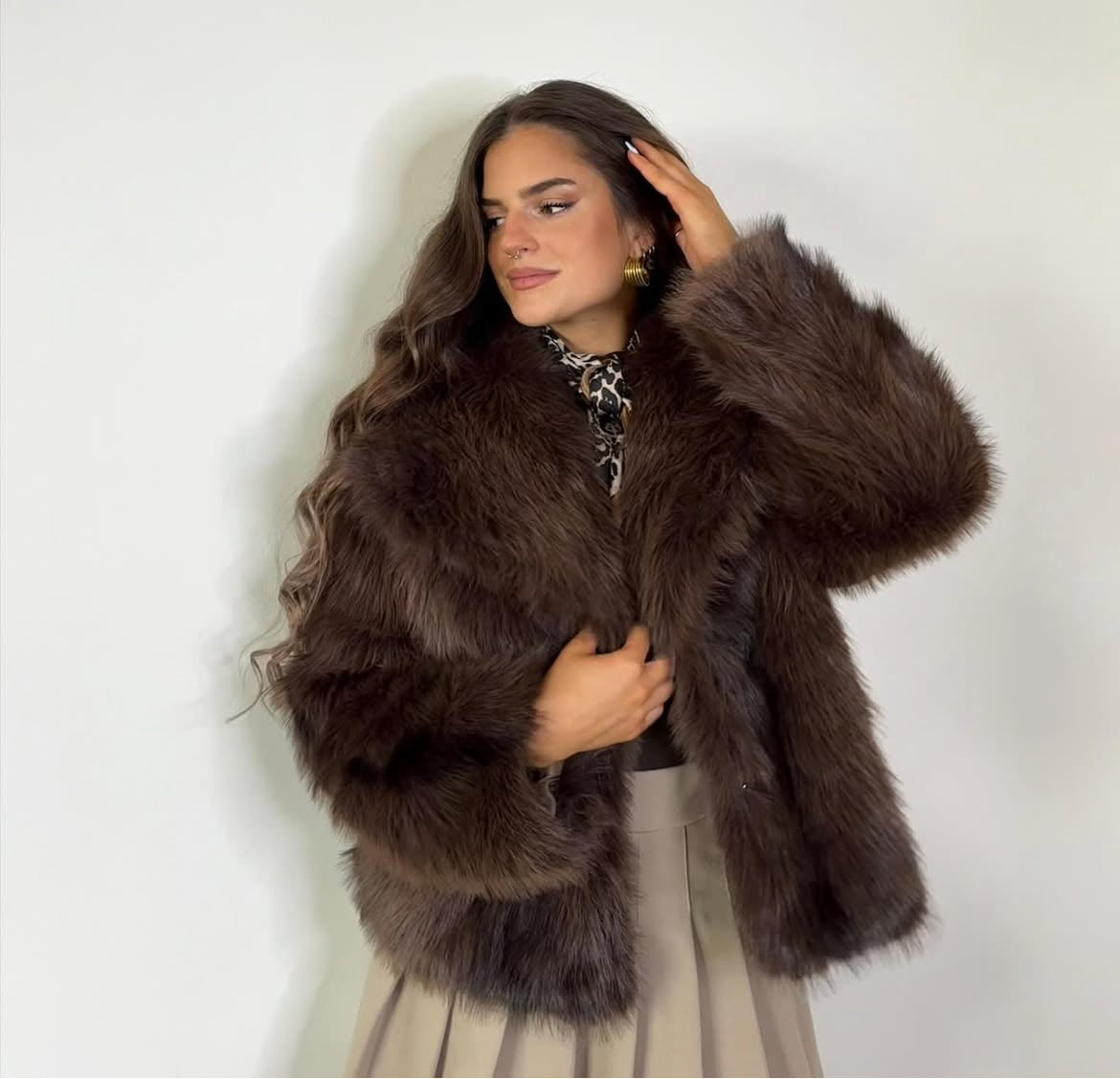 Giacca Pelliccia Elegance