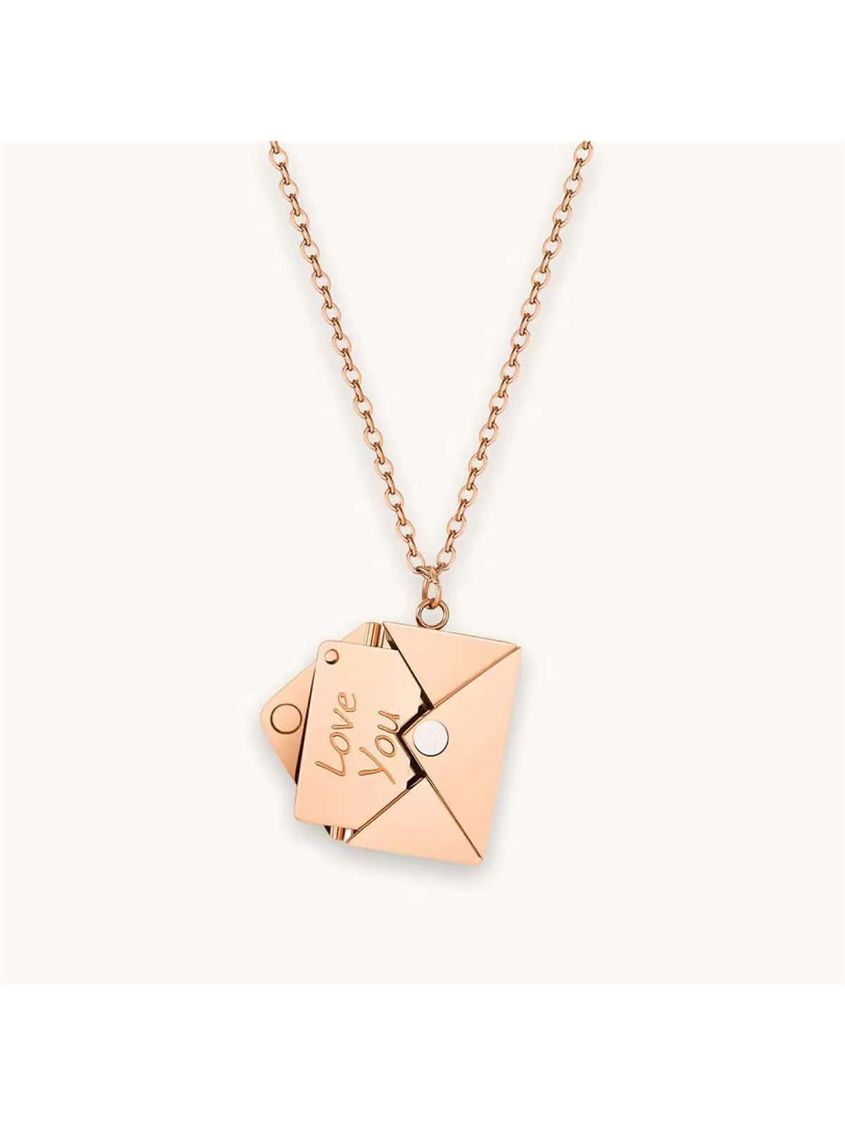 Collana con ciondolo rosso con cuori in acciaio Collana con ciondolo rosso con cuori in acciaio