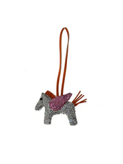 Portachiave a forma di cavallo con strass - CH800